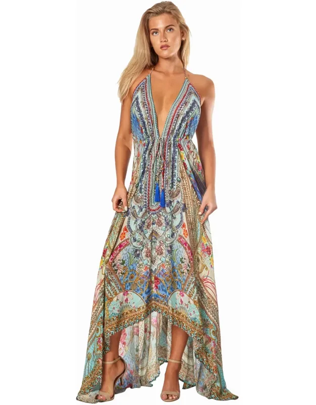 Avalon Halter Maxi Dress