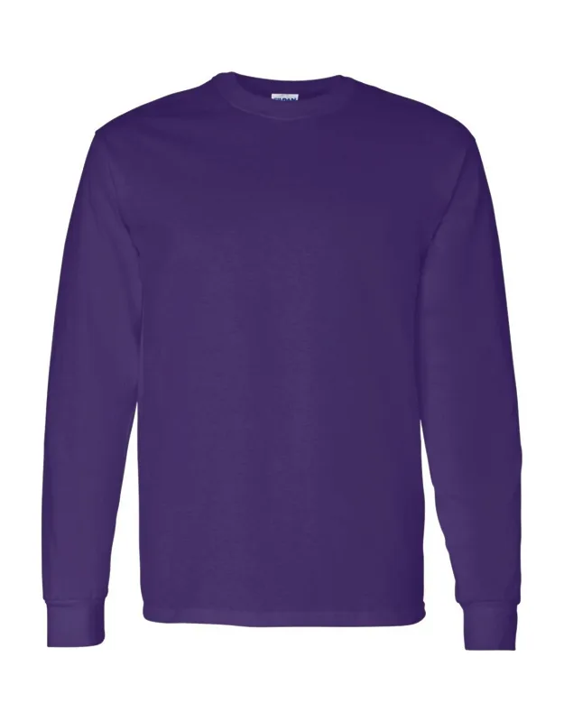 Gildan Heavy Cotton Long Sleeve T-shirt, Midweight Fabric, Classic Fit