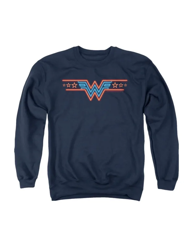 Wonder Woman 84 Neon Beat Crewneck Sweatshirt