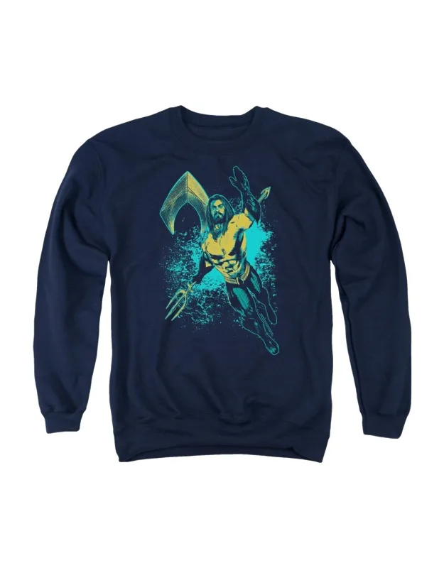 Aquaman Movie Make A Splash Crewneck Sweatshirt
