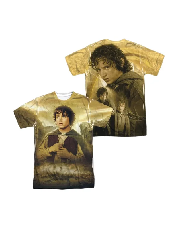 Lord Of The Rings Ring Bearer (front/back Print) Short Sleeve Poly Crew Tee - Stylish For Everyday Wear