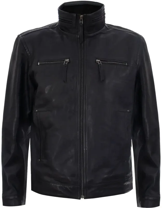 Classic Leather Biker Jacket