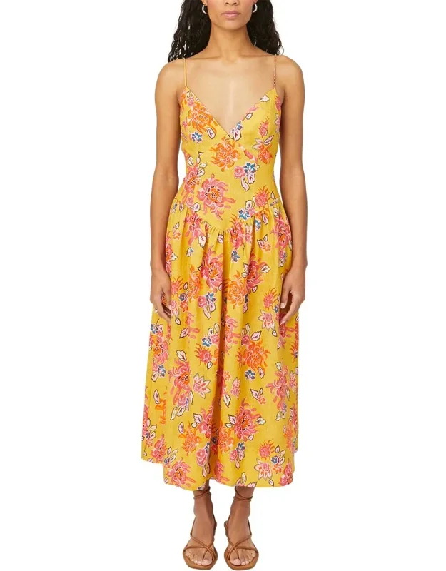 Sophie Linen Midi Dress