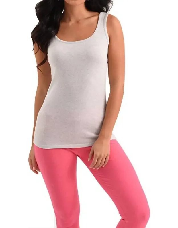 Kashmira Tank - Sleeveless, Hits At Thigh