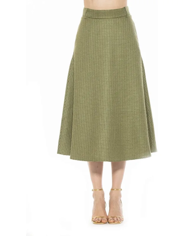 Leonie Skirt A-line High Waist Plaid