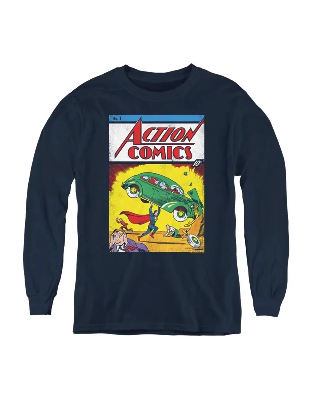 Superman Action No. 1 Long Sleeve Tee