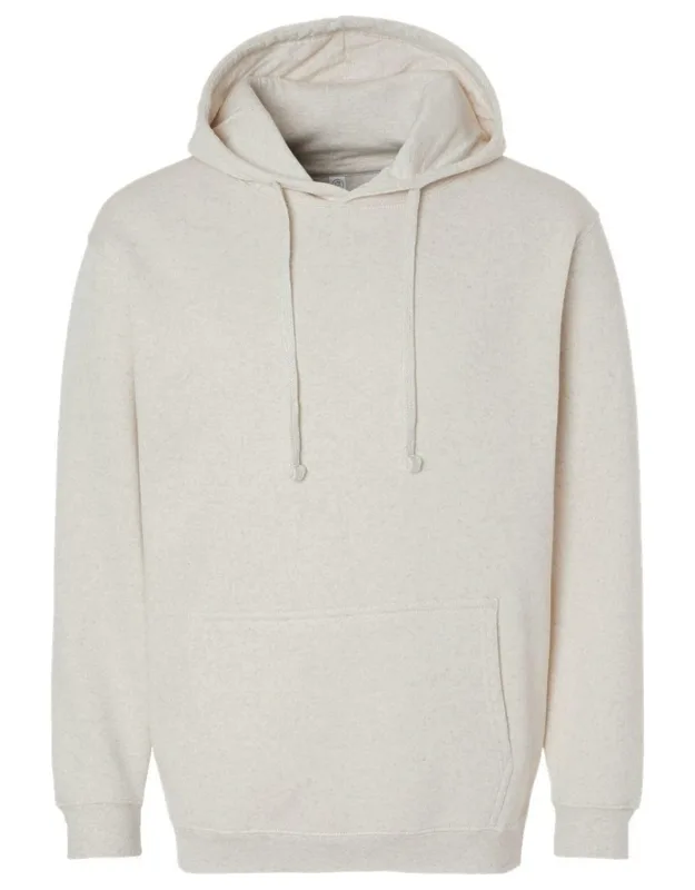 Elevated Basic Hoodie With Jersey Lined Hood And Pouch Pocket