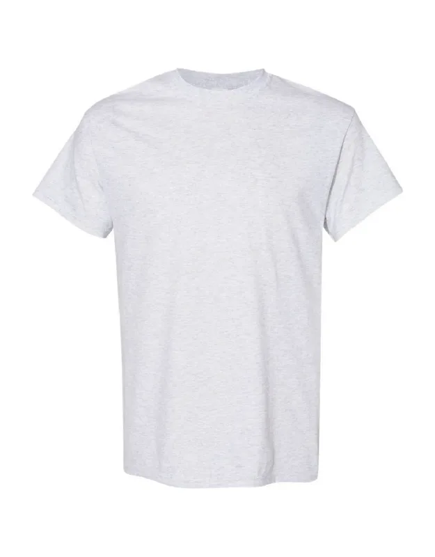 Gildan Heavy Cotton Short-sleeved T-shirt, 100% Cotton, Crew Neck