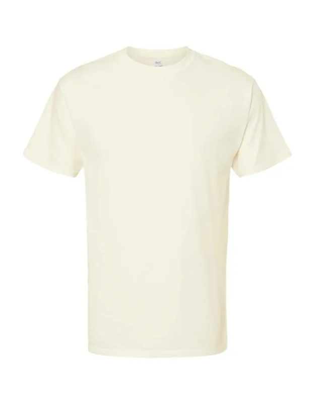 Gold Soft Touch T-shirt, 100% Cotton Preshrunk Jersey, Tear Away Label