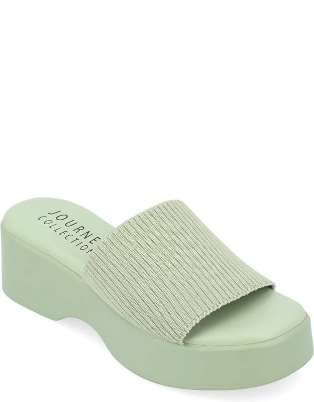 Tru Comfort Foam Emani Sandal With Slip-on Closure And Open Toe