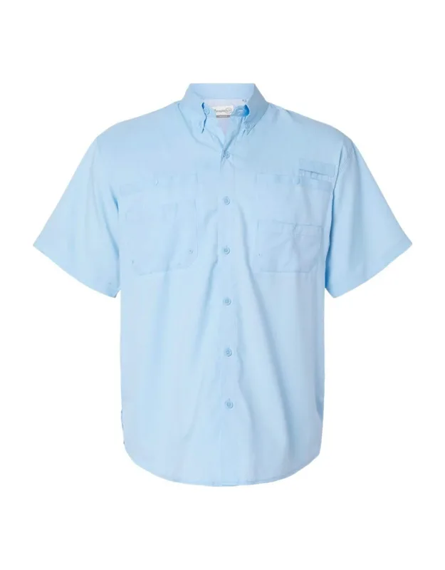 Hatteras Performance Fishing Shirt With Moisture Management And Upf 40+ Protection