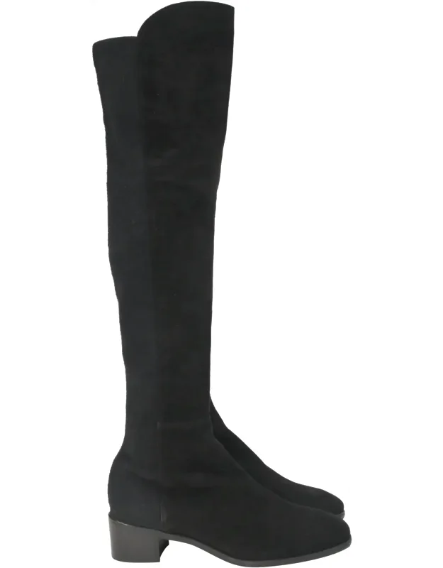 Tia Over-the-knee Boots - Luxurious Suede Construction, Comfortable Fit