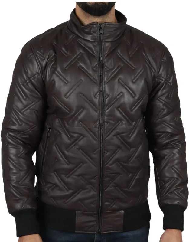 Puffer Quilted Bomber Jacket