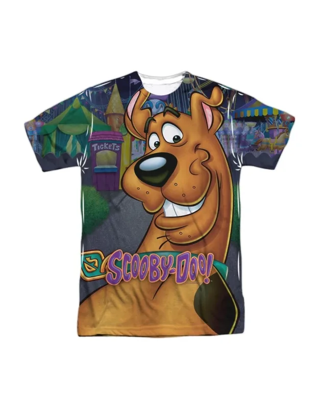 _scooby Doo Big Dog Short Sleeve Poly Crew Tee - Stylish For Everyday Wear, 100% Officially Licensed_