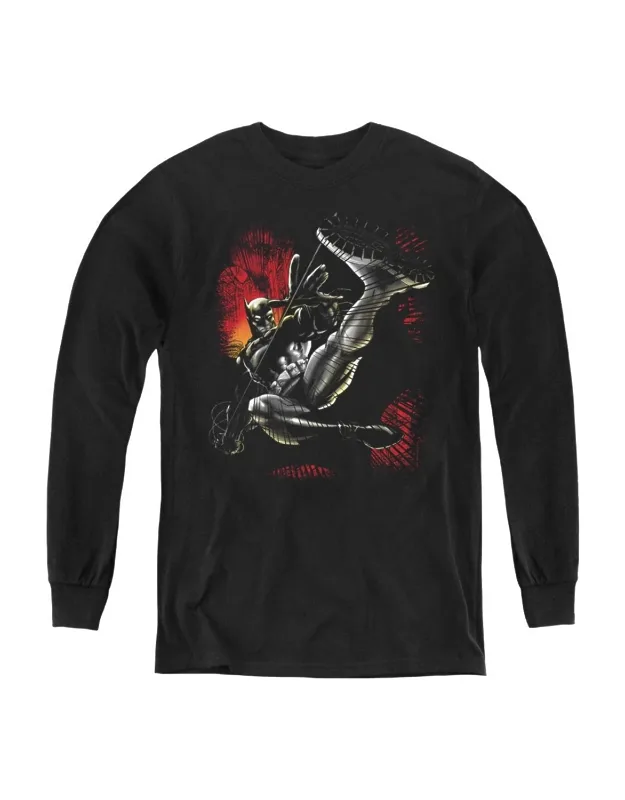 Batman Kick Swing Long Sleeve Tee