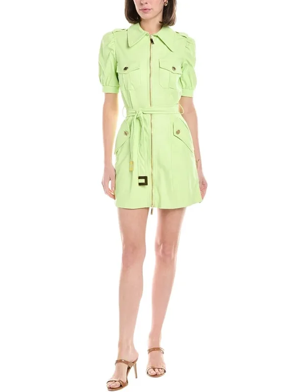 Front Zip Shirtdress