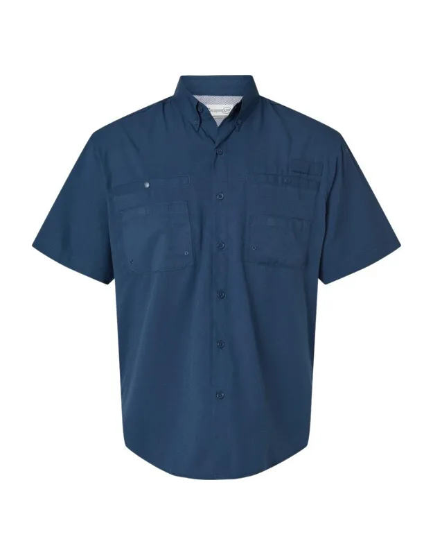 Hatteras Performance Fishing Shirt With Moisture Management And Upf 40+ Protection