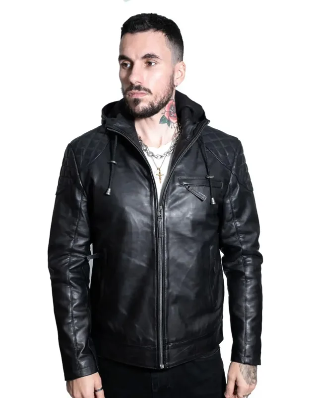 Retro Hooded Bomber Jacket