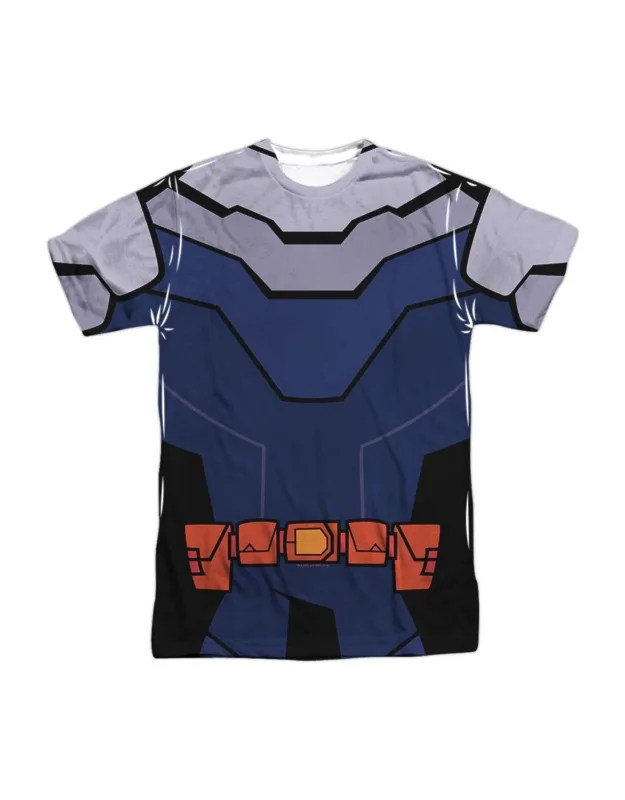 Teen Titans Go To The Movies Slade Uniform Short Sleeve Poly Crew Tee - Stylish For Everyday Wear