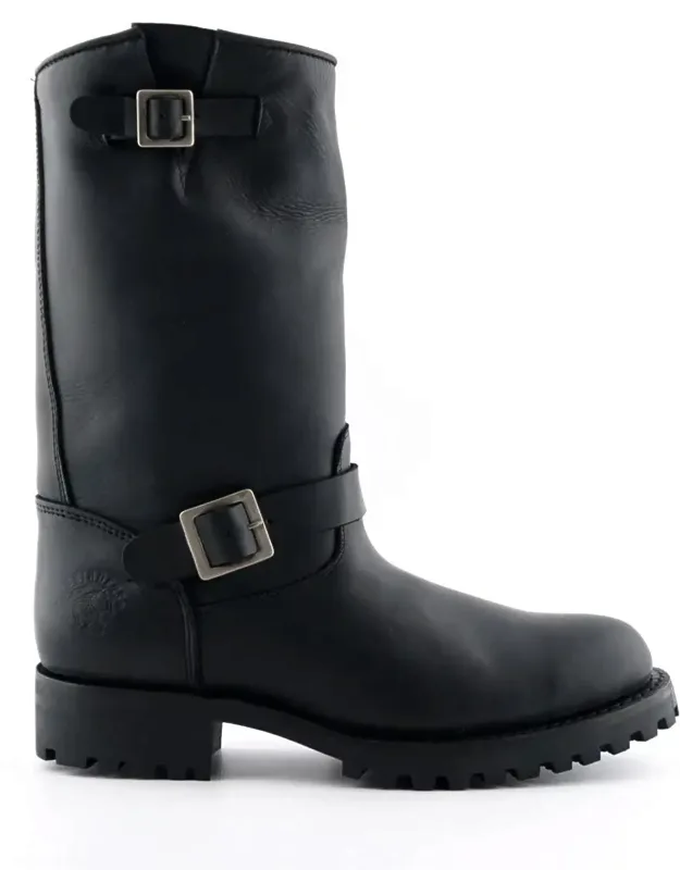 Western Combat Leather Boots