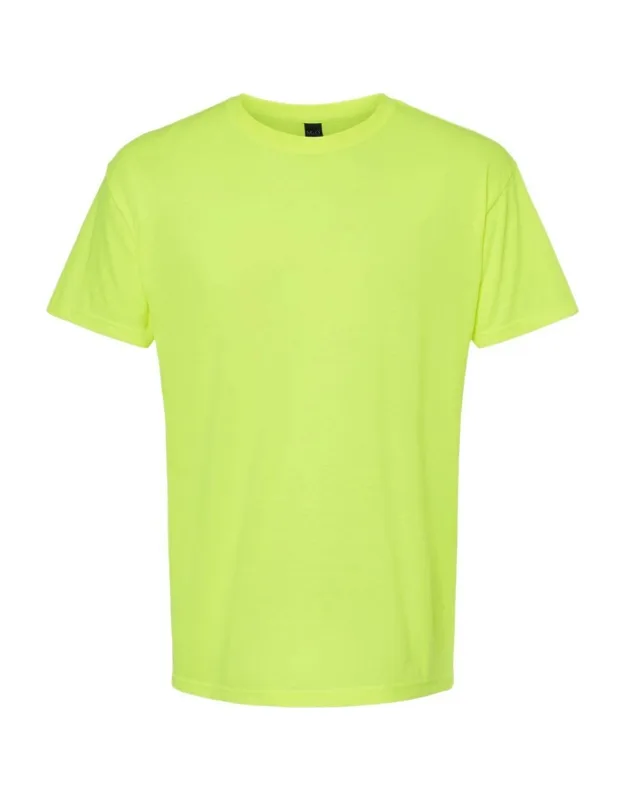Gold Soft Touch T-shirt, 100% Cotton Preshrunk Jersey, Tear Away Label