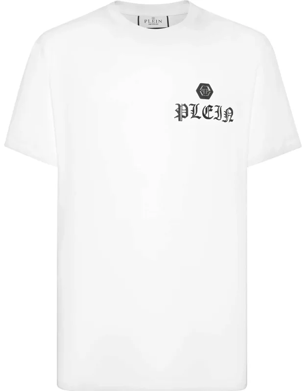 T-shirt With Crystals Skull & Bones
