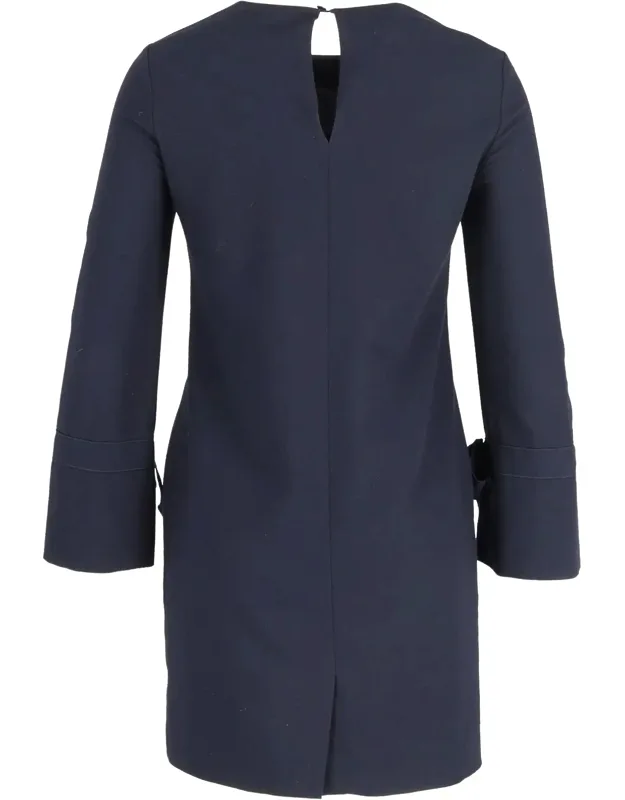 Sleeve Bow Tunic Dress With Feminine Touch