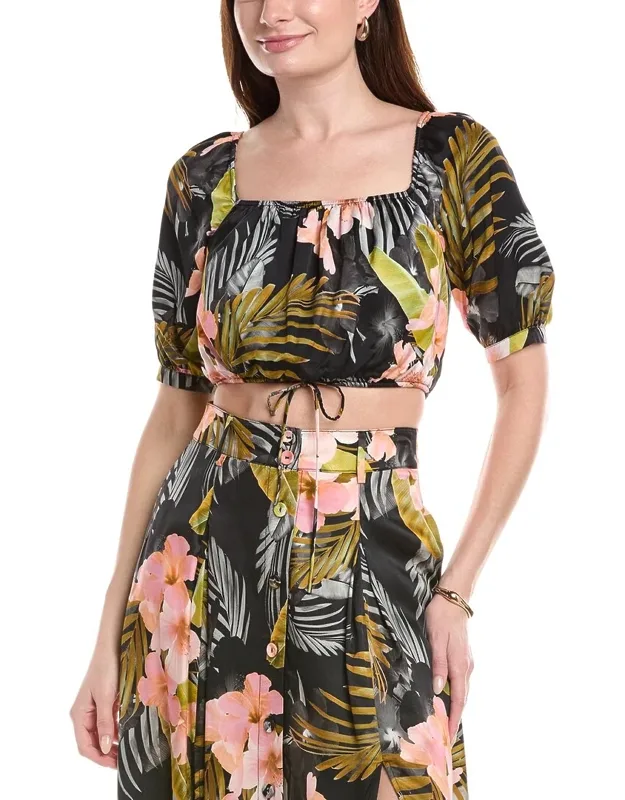 The Anywhere With You Silk-blend Top