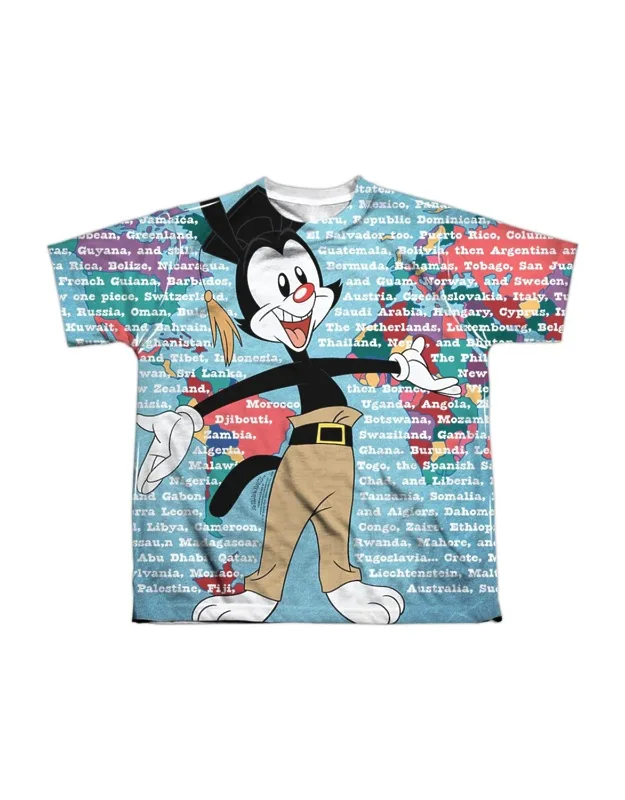 Animaniacs Yakko World Short Sleeve Poly Crew Tee