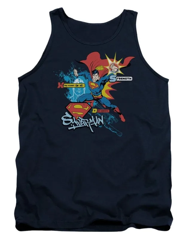 Superman Abilities Tank Top
