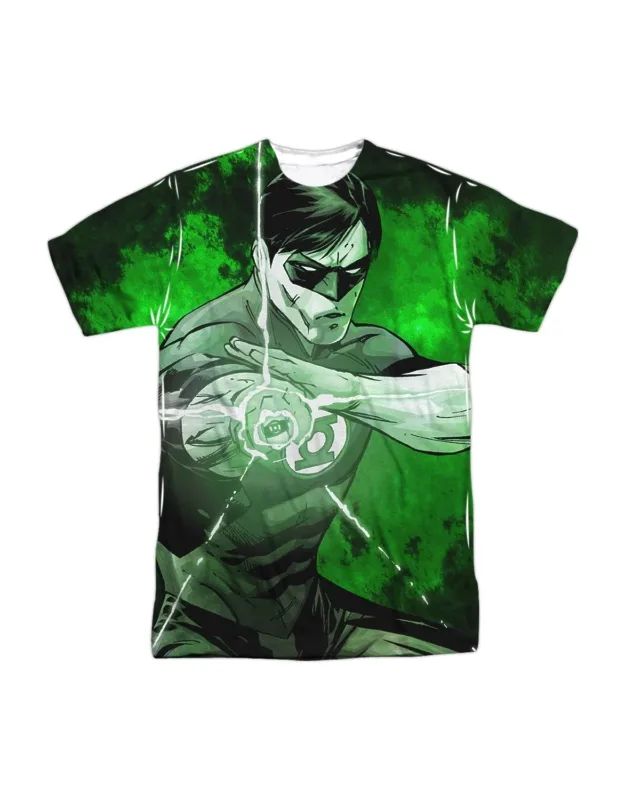 Justice League Of America Charging Short Sleeve Poly Crew Tee