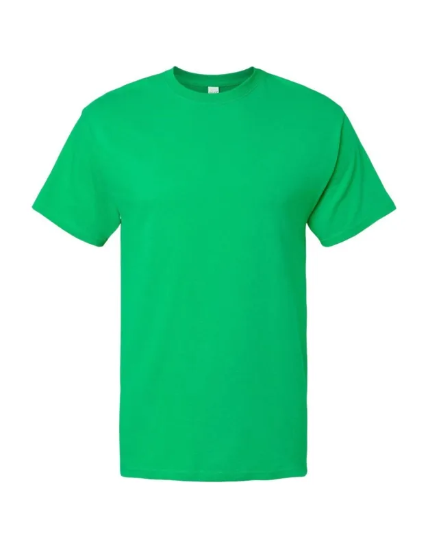 Gold Soft Touch T-shirt, 100% Cotton Preshrunk Jersey, Double Needle Sleeve And Bottom Hem