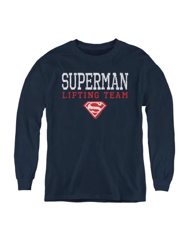 Superman Lifting Team Long Sleeve Tee