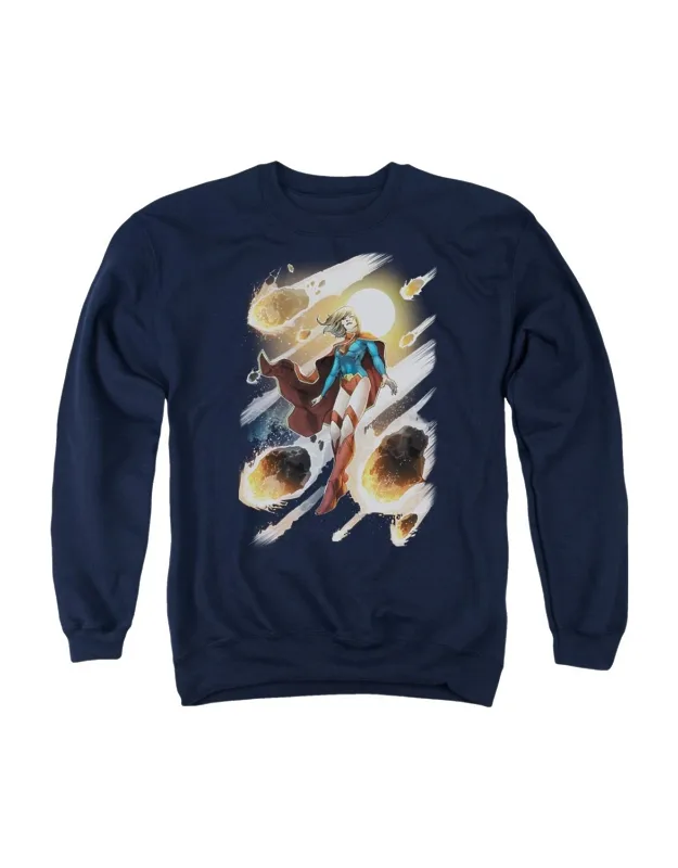 Justice League Of America Supergirl Crewneck Sweatshirt