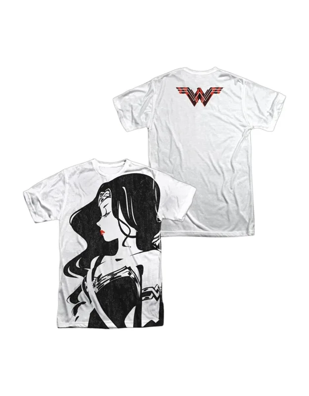 Justice League Movie Profile Short Sleeve Poly Crew Tee