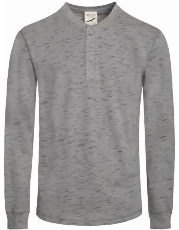 Long Sleeve Henley Shirt