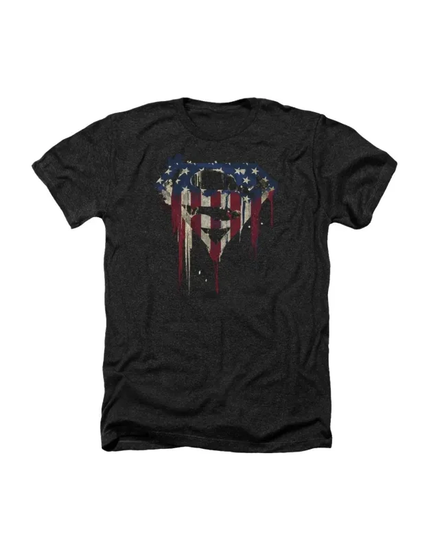 Superman Bleeding Shield Tee