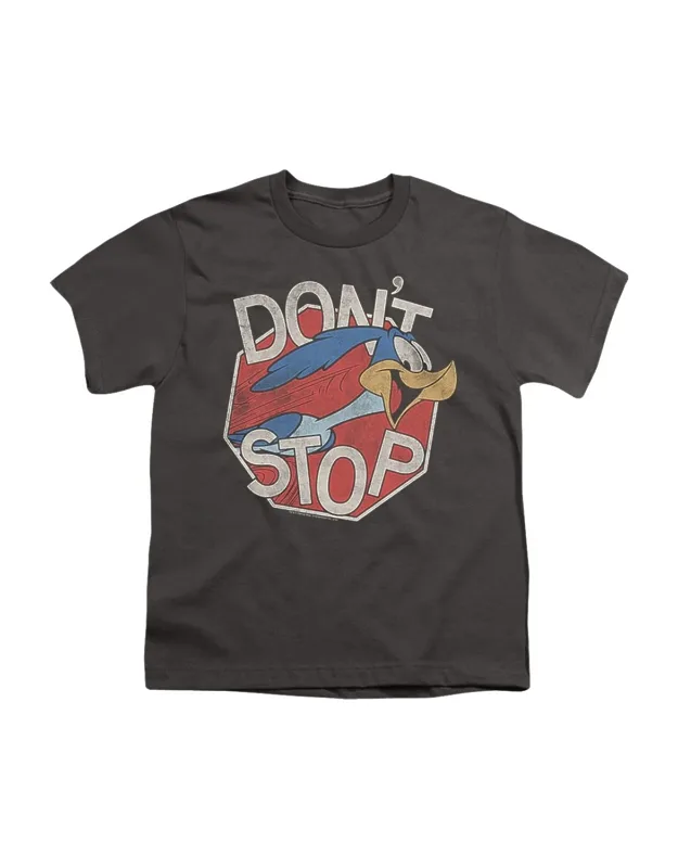 Looney Tunes Dont Stop Short Sleeve Tee - Stylish Everyday Wear, 100% Cotton