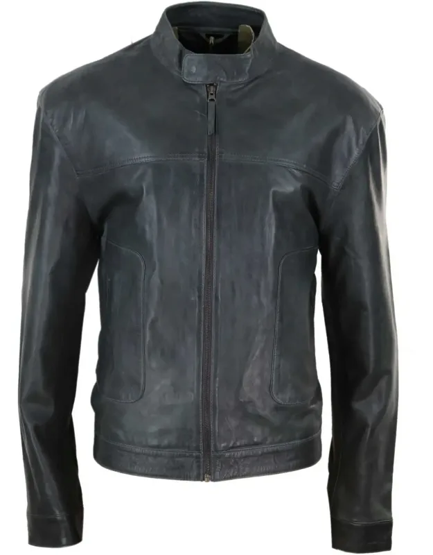 Classic Leather Biker Jacket