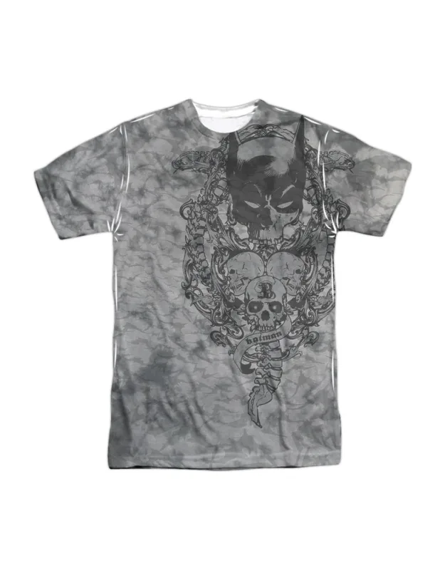 _batman Overtaken Short Sleeve Poly Crew Tee - Stylish And Easy Wear_
