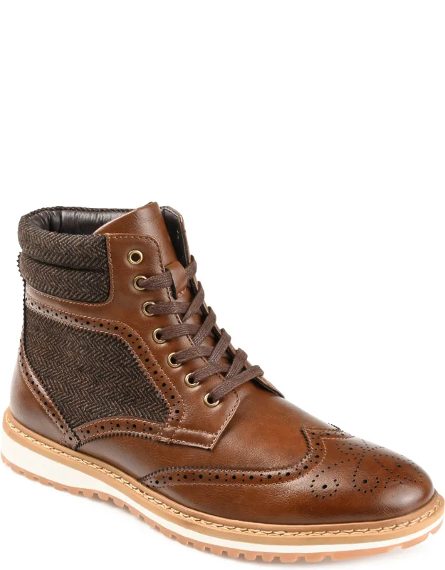 Harlan Wingtip Ankle Boot