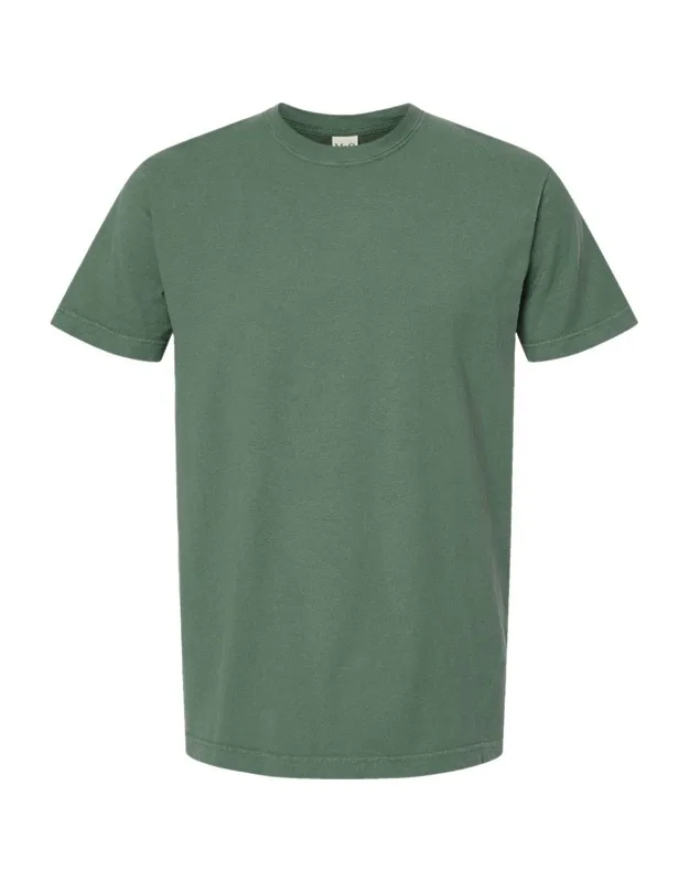 Vintage Garment-dyed T-shirt 100% Ringspun Cotton, Softer Fabric
