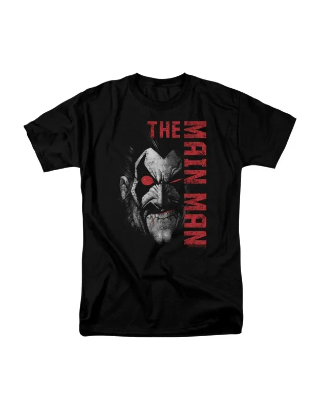 Justice League Of America Main Man Short Sleeve Tee - 100% Cotton, Officially Licensed