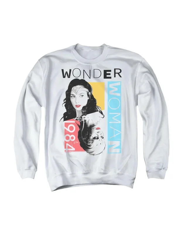 Wonder Woman 84 Color Blocks Crewneck Sweatshirt