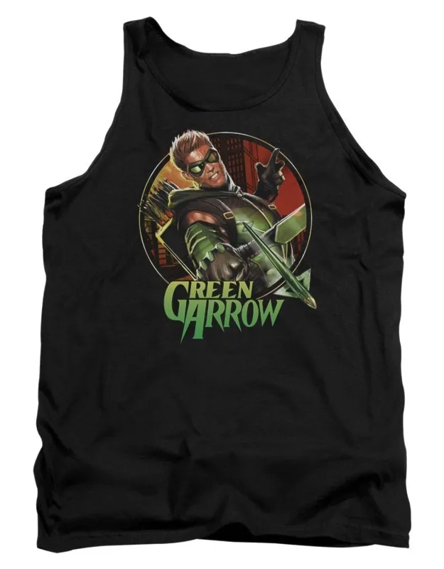 Justice League Of America Sunset Archer Tank Top