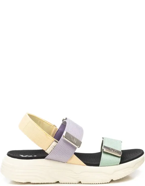 Comfort Sandals With Double Strap Design And Stay Put Closure