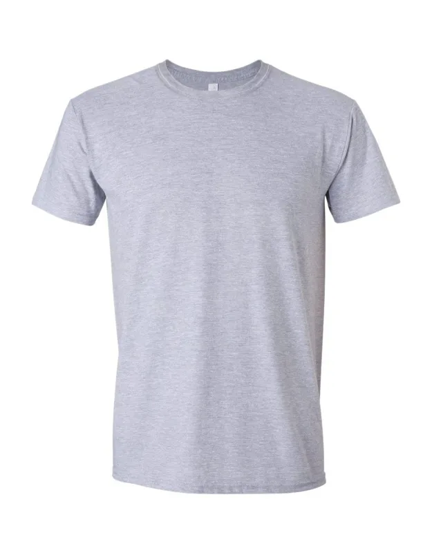 Gildan Softstyle T-shirt, High Stitch Density For Smoother Printing Surface, Tear Away Label