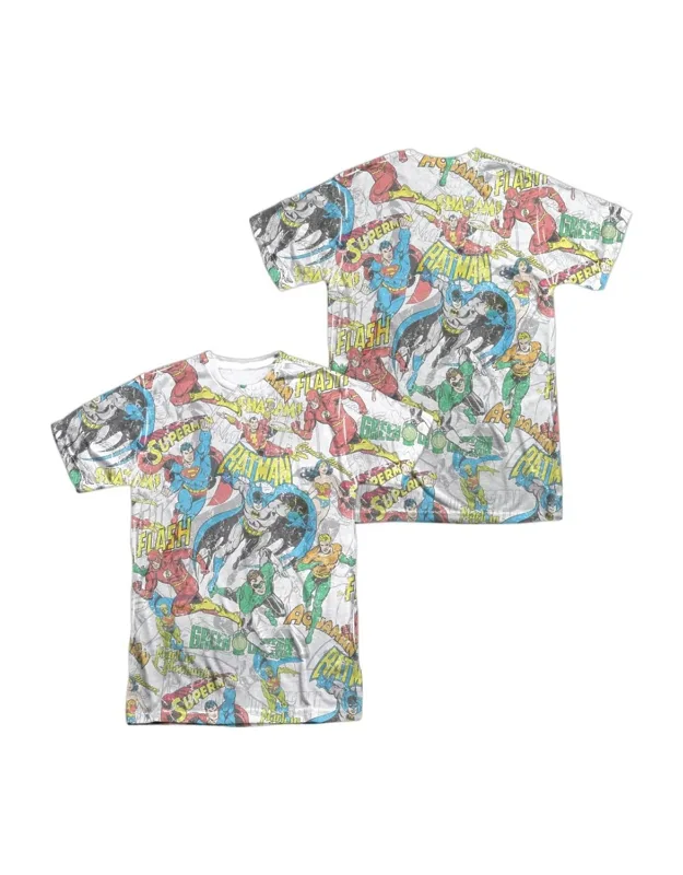 Dc Comics Super Collage Short Sleeve Crew Tee