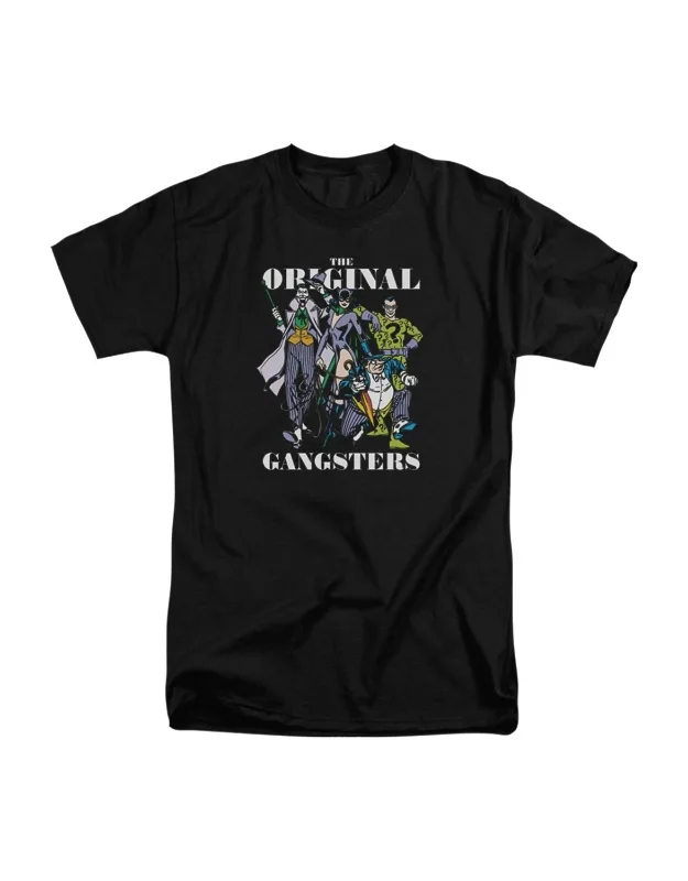 Dc Comics Original Gangsters Short Sleeve Tee - 100% Cotton, Officially Licensed