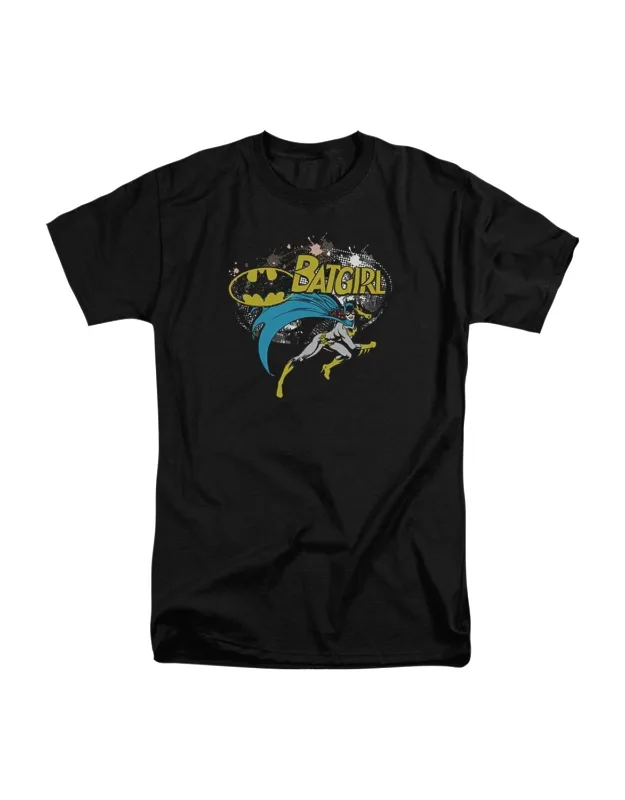 _batman Batgirl Halftone Short Sleeve Tall Tee / T-shirt - 100% Cotton, Officially Licensed_